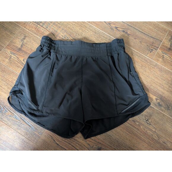 lululemon athletica Pants - Lululemon Tracker Short V 10 Black Running Athletic Mesh Swift Stretch Workout
